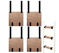 WJnflQN Protectores para Escalera De Litera - 4-Piece with Adjustable Straps,Loft Bed Ladder Pad Edge Protector - para Seguridad Comodidad Soporte Hogar Dormitorio Loft Trailer Apartamento