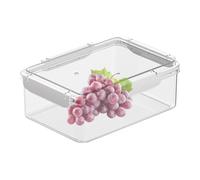 WJnflQN - Recipiente de almacenamiento para frigorífico, recipiente para alimentos frescos - Ahorro transparente - de ahorro de frutas engrosada con tapa, organizador de alimentos frescos para el