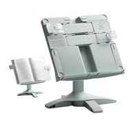 WJnflQN Soporte ajustable para libros | Soporte para libros de texto | Pantalla giratoria portátil para partituras de música, escuela, Biblia, cocina, libro de cocina, planificador de documentos