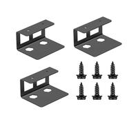 WJnflQN Soporte de almacenamiento debajo del escritorio para laptop, soportes de montaje para tableta debajo del escritorio, soporte para dispositivo multimedia, soporte para estación de acoplamiento