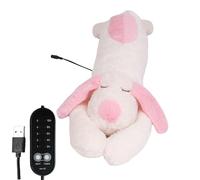 WJnflQN Stuffed Animal Heating Pad Dog | Peluche cálido para perros | Juguete de peluche eléctrico USB con apagado automático y control de temperatura | Cojín de calor para cuello, hombros, espalda y