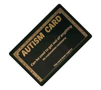 WJnflQN Tarjeta de Excusa | Regalos Divertidos para Calcetín Navideño | Tarjetas de Ayuda para la Comunicación - para Adultos Mujeres Hombres Colegas Familia Amigos en el Hogar y en el Lugar de