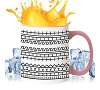 WJnflQN Taza de 350 ml con mensaje oculto Taza de té oculta Taza de café con mensaje oculto Taza de cerámica Taza de leche de porcelana para la escuela, estudio, sala de estar, uso diario