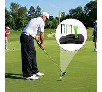 WJnflQN Tees para Simulador De Golf - Base Entrenadora para Monitor De Lanzamiento - tee para Tapete de Práctica,para Entrenamiento de Putt y Golpeo en Casa para Hombres y Mujeres