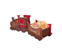 WJnflQN Trenes Navideños - Portadulces Tren de Santa | Decoración Hogar Fiestas Invierno Festivas | Fiesta