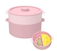 WJnflQN Vaporizador de microondas para cocinar, silicona antiadherente plegable, vaporizador para microondas, cuenco para verduras, para el hogar, dormitorio, restaurante, preparación de comidas