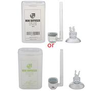 Wjsdsg Difusor acrílico de CO2 para acuario plantado para transparente para tamaño con ventosa para un