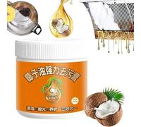WJSXEQF Pasta Multiusos para Limpieza y Pulido de Aceite de Coco, Pasta limpiadora para Utensilios de Cocina, Pasta limpiadora con Aceite de Coco, ollas y sartenes, Pasta limpiadora Potente