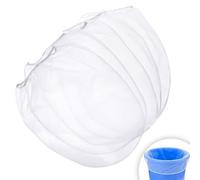 WJUAN Colador Pintura 5 Galones, 5 Piezas Bolsas de Colador Aperturas Elásticas, Diseño Malla Fina, Bolsa Filtro Pintura, para Filtración Líquidos Varios Tintes (530 x 420 mm)