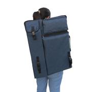 WJUHYGTF Bolsa De Dibujo Bolsa De Transporte Impermeable, Tablero De Dibujo Mochila Tableros De Dibujo Bolsa De Mano Dibujo Pintura Multifunción Portafolio De Artista,Azul