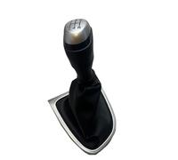 Wjwftcmk Cabeza Palanca Cambios Coche Funda Protectora Para Pomo Cambio Marchas Para Clio 4 IV MK4 2012-2019 LHD Accesorios Interiores Para Coche 5/6 Velocidades(Matt 5 Speed)
