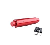 Wjwftcmk Cabeza Palanca Cambios Coche Perilla Cambio Marchas Para Coche Con Botón Pulsador Palanca Metálica Modificada Automática Para La Mayoría Los Coches(Rojo)