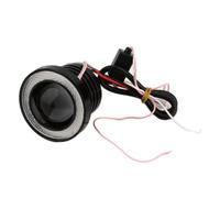 Wjwftcmk Faro Delantero 1 Pieza 12V 3,5 "Angel Eyes LED | Luz Antiniebla Coche SUV Universal Impermeable Blanco Lámpara De Cabeza De Conducción