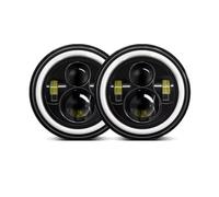 Wjwftcmk Faro Delantero Faro Delantero De 7" Para VW Para Beetle Classic Para Santana PS10 2004 2 Piezas Led Universal Pulgadas Para Coche Y Motocicleta DRL H4