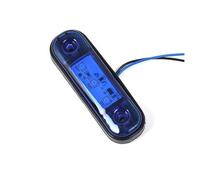 Wjwftcmk Piloto Trasero 10 Uds. Para Remolque 12V 24V Luces LED Distancia Seguridad Para Camiones Luz Posición Lateral Lámparas Dimensiones Coche Luces Indicador Lateral(Azul)