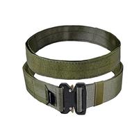 WJWJKA Cinturones tácticos de 1,5 pulgadas, equipo de senderismo militar, cinturones de trabajo de malla de nailon con hebillas de liberación rápida de alta resistencia,140