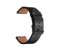 WJWJKA Correas de reloj de cuero con estampado de leopardo de 20-22 mm, correas de reloj de cuero para mujer,León 2 Negro,22mm