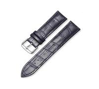 WJWJKA Correas de reloj de cuero de bambú de 12-24 mm, accesorios universales para relojes, correas de reloj de repuesto,Azul,14mm