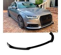 WJWMAOXJ Alerón Delantero Coche para Audi A6-SLine S6 C7.5 /A6 Avant 2016 2017 2018,Labio del Parachoques Delantero Difusor Kit Protección Alerón de Parachoques Delantero