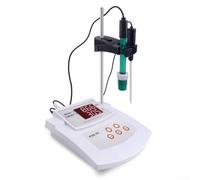 WJWWO PHmetro de laboratorio de mesa, probador de acidez y alcalinidad PH de laboratorio, medidor de pH de mesa con calibración automática de la acidez 2 en 1, apto para ambiente, laboratorio y