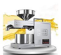 WJWWR Prensa de Aceite automática, Prensa de Aceite de Doble presión fría y Caliente en Acero Inoxidable 304 Grado alimenticio,Prensa de Aceite de Alto Rendimiento por Plasma