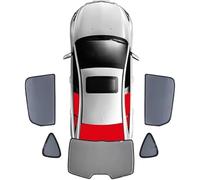 WJWZZGYL Parasol Ventana Lateral Coche para Hyundai i30 2017-2022,Parasol para Ventanas contra Rayos UV Cortinas Sun Shade Interior Accesorios,5PCS Rear Train Back