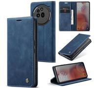 WJXEXRS Funda Nothing Phone 3A Pro Carcasa de Piel Premium teléfono móvil [Tarjetas y Billetera][Soporte Plegable][Cierre Magnético] Flip Cartera Antigolpes Case para Nothing Phone 3A Pro - Azul