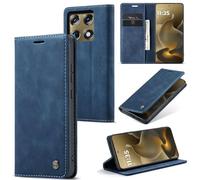 WJXEXRS Funda para Motorola Signature 5G, Carcasa de Piel [Tarjetas y Billetera][Soporte Plegable][Cierre Magnético] Flip Cartera Antigolpes, Estuche para móvil Motorola Signature 5G -Azul