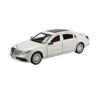 WJXNNON 1:24 Mercedes Benz E300l Aleación De Metal Fundido A Presión Vehículo De Colección Modelo De Juguete Sonido Y Luz Coche De Juguete Regalos(White)