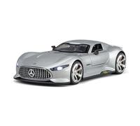 WJXNNON 1:32 Mercedes Benz AMG GT Supercar Aleación Diecast Modelo De Coche Boutique Regalos Decorativos para Amigos Presente(Silver Box)