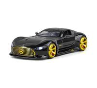 WJXNNON 1:32 Mercedes Benz AMG GT Supercar Aleación Diecast Modelo De Coche Boutique Regalos Decorativos para Amigos Presente(Black Box)