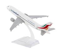 WJXNNON Avión A Escala 1/400 De Sri Lankan Airlines A320, Modelo De Avión De Aleación De 16 Cm, Juguetes para Niños, Regalo para Coleccionar.