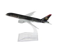 WJXNNON Avión Boeing 787 De Royal Jordanian, Modelo De Avión De Aleación De 14 Cm, Juguete De Colección, Regalo, Decoración.
