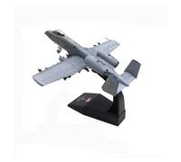 WJXNNON Avión De Ataque Estadounidense A-10 Thunderbolt II Warthog Hog, Modelo De Avión De Metal Fundido A Presión, Escala 1/100(Dark Grey)