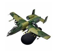 WJXNNON Avión De Combate De Metal Fundido A Presión A10 Thunderbolt II Warthog Hog, Modelo A Escala 1/100, Juguete para Niños.(A-10A Warthog MC)
