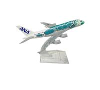 WJXNNON Colección De Adornos De Aleación para El Modelo De Avión A380 De All Nippon Airways De 16 Cm.(380turtlegreen)