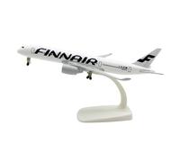 WJXNNON Escala 1:400 para avión Finnair A350 modelo de avión de aleación de simulación de 20 cm con colección de recuerdos de tren de aterrizaje