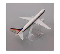 WJXNNON Escritorio De Exhibición De Modelo De Avión De Aleación B737 De 16 Cm A Escala 1/400 De La Fuerza Aérea Tailandesa con LandGear