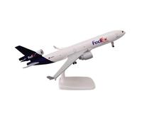 WJXNNON Kit De Modelo De Avión De Aleación De Metal Fundido A Presión MD-11 De 20 Cm para Air FedEx Express Airlines con Ruedas Y Tren De Aterrizaje.