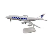 WJXNNON Kits De Modelos De Aviones De Aleación De Metal Fundido A Presión B747 para Construir Aviones Decorativos De 20 Cm.(747PAN Am)