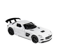 WJXNNON Mercedes Benz SLS AMG - Coche Deportivo De Aleación Fundido A Presión A Escala 1:32, Modelo De Simulación con Sonido Y Luz, Juguete para Coleccionar(White)