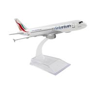 WJXNNON Modelo de avión A320 de SriLankan Airlines, Metal Fundido a presión, Escala 1/400, 16 cm