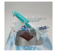 WJXNNON Modelo De Avión De Aleación De Tortuga Marina De Dibujos Animados A380 De Japan Air Ana Airlines, Pintura, Juguetes De Avión De 20 Cm.(A380C)