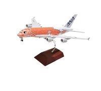WJXNNON Modelo De Avión De Aleación De Tortuga Marina De Dibujos Animados A380 De Japan Air Ana Airlines, Pintura, Juguetes De Avión De 20 Cm.(A380B)