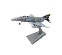 WJXNNON Modelo De Avión De Combate Y Acorazado Portaaviones Estadounidense F-4 Ghost, Regalo De Colección, 1:100