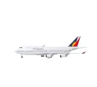 WJXNNON Modelo De Avión De Resina Fundida A Presión Boeing 747 Philippine Airlines con Luz Y Ruedas, Colección De Juguetes A Escala 1:150, 47 Cm.(No Light)