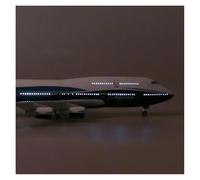 WJXNNON Modelo De Avión Ligero Boeing B747 para Aviación, Regalo De Exhibición, 1/150, 47 Cm(with Light-Gift)