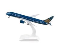 WJXNNON Para Vietnam Airlines Boeing 787 Modelo de avión fundido a presión con soporte de rueda, modelo de exhibición coleccionable de 20 cm