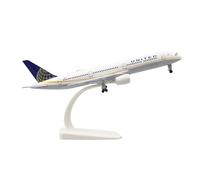 WJXNNON Réplica De Metal del Modelo De Avión Boeing 787 De Estados Unidos, Simulación De Avión De Pasajeros, Regalo Estático, 20 Cm(B787 United)