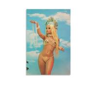 WJYCHEND Póster de la serie musical de Becky G Singer para álbum de música, arte de pared, pintura decorativa para dormitorio, 40 x 60 cm, estilo sin marco